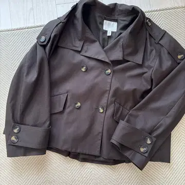 H&M 브라운 트렌치코트