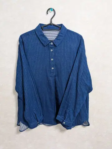 CROCODILE 긴팔 셔츠 블루