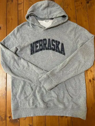 선착순 네브래스카 대학 후드티 그레이 남성용 XL