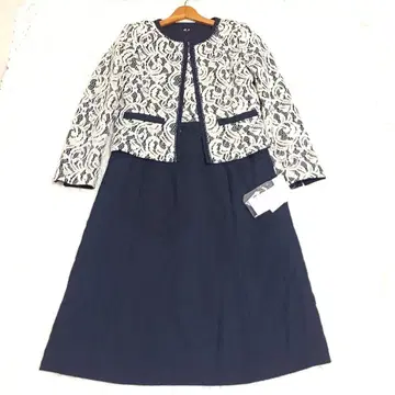 새상품 SANSFIN 포멀 원피스 수트 11AR