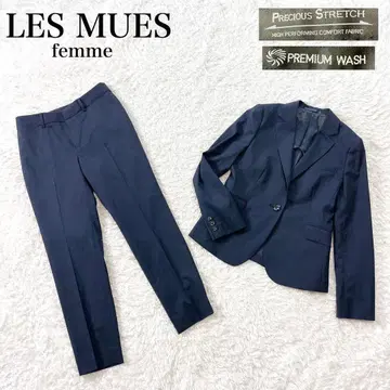 새상품급 레미유 아오키 팬츠 수트 셋업 워셔블 최근 모델