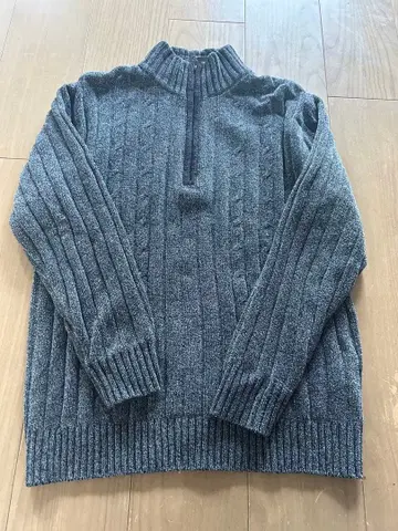 ALBATROSS 하프 지퍼 스웨터 M