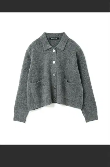 미즈이로 인드의 그레이 울 가디건