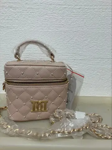 다리치 Darich 핑크 퀼팅 숄더백 펄