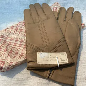 가죽 장갑 베이지