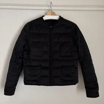 프릴 숏 다운 자켓