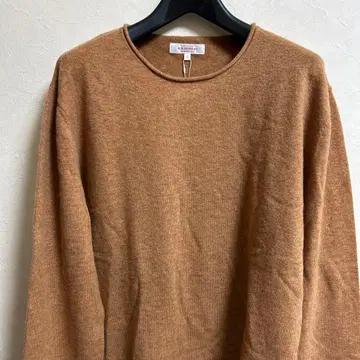 새상품 H.R. MARKET 카멜 캐시미어 혼방 스웨터 L