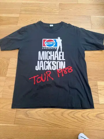 PEPSI MICHAEL JACKSON TOUR 1988 티셔츠