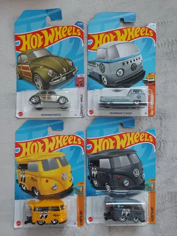 미개봉 새상품 [ 핫휠 폭스바겐 & 문 아이즈 쿨 콤비 세트 ] 4대