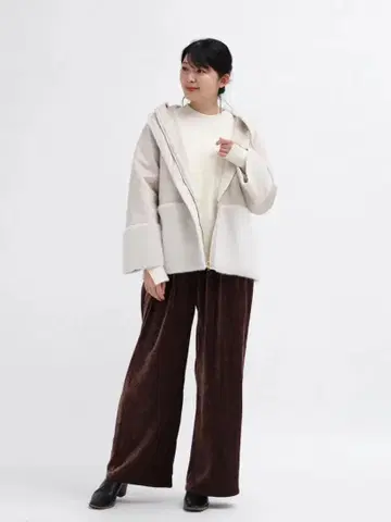 YAMADAYA MEDOC 오리지널 페이크 무스탕 블루종