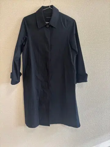 네이비 트렌치코트 심플 그린 라벨 릴랙싱 사이즈 38