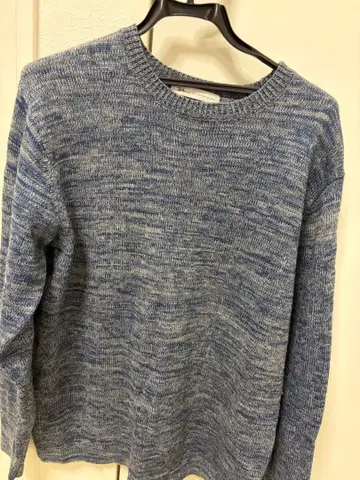 론 허먼 니트 스웨터 블루 계열 크루넥