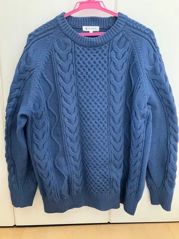 니트 스웨터 긴팔 남성용 L