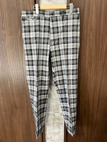 블루 드레스 bluesdress 팬츠 슬랙스 모즈 체크 무늬