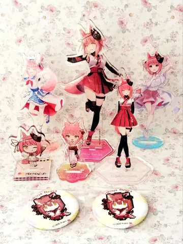 메루렛토 사쿠야 아즈사 캔뱃지 아크릴 스탠드 8종 세트