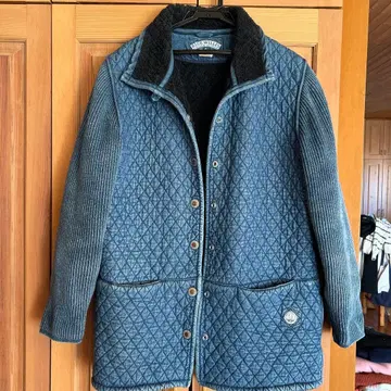 블루 리(Lee) 덴마크제 퀼팅 자켓
