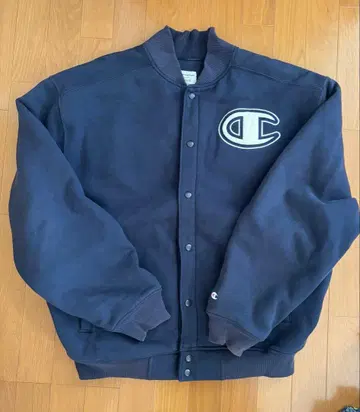Champion 바시티 자켓 네이비