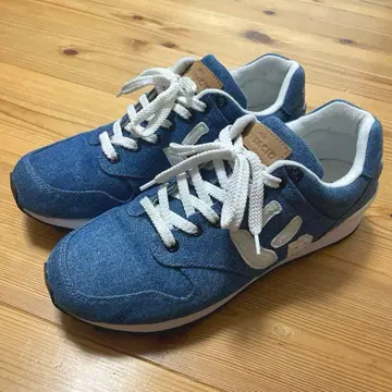 새상품급 SANGACIO 뉴즈 데님 스니커즈 7주년 한정판 26.5