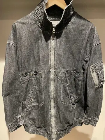 텐더로인 데님 MA-1 데님 블랙 블랙 S