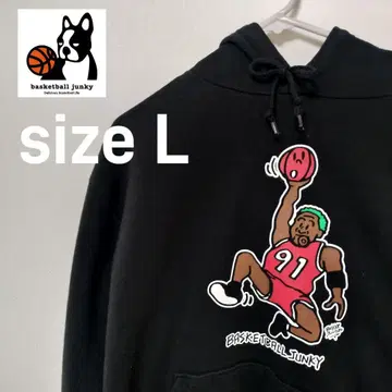클라우디오 판디아니 농구 정키 로드맨 후드티 블랙