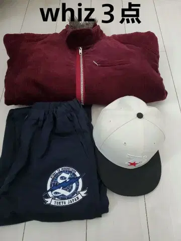 whizlimited 3점 세트 라이더 자켓 캡 팬츠