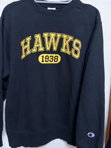 블랙 트레이닝복 M 호크스 champion