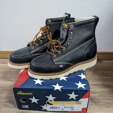 블랙 소로그드 Thorogood 워크 부츠 26.0cm 부츠