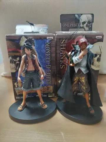 원피스 루피 샹크스 피규어 2체 세트