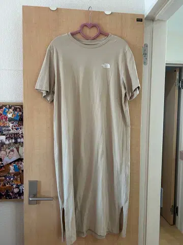 THE NORTH FACE 반팔 롱 원피스 L/95 베이지