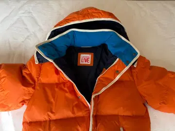 LACOSTE 다운 자켓 오렌지 사이즈 50