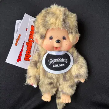 [택 포함 새상품] 몽치치 COLORS 키체인 레오파드 무늬 봉제 인형