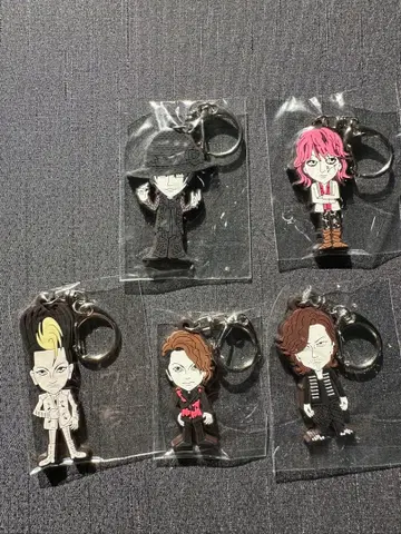 미개봉 새상품 BUCK-TICK 러버 키링 No.0 컴플리트 5개