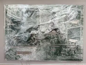 진격의 거인 리바이 디오라마 아크릴 스탠드 천과 지의 싸움