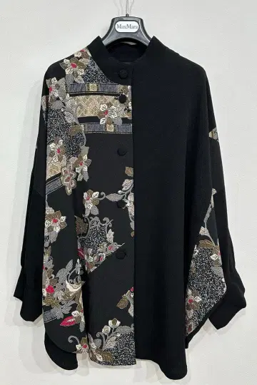 시선당 크레이프 원단 겉옷 택 포함 블랙