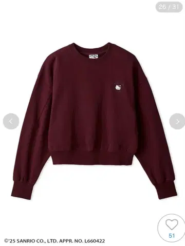 SNIDEL [ HELLO KITTY ] 바리에 풀오버