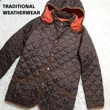 트래디셔널 웨더웨어 후드 퀼팅 자켓