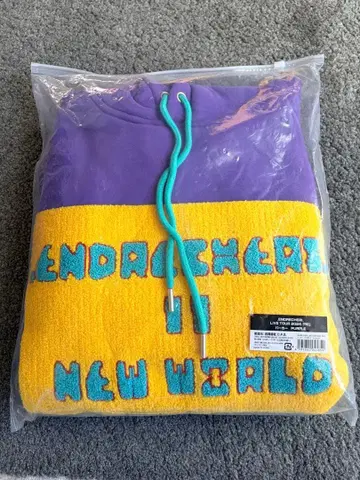 새상품 미사용 ENDRECHERI 엔드레케리 후드티 보라색 2024