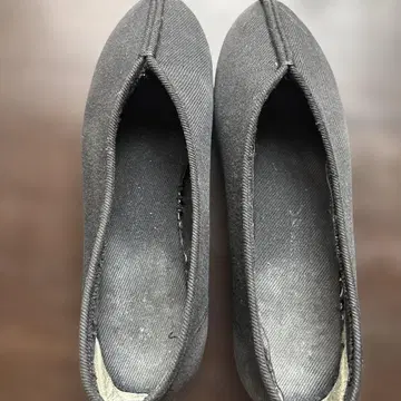 요건 레일 캔버스 플랫슈즈 블랙 23.5