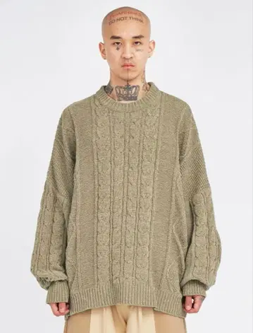 AJOBYAJO Velvet Cable Stitch Sweater