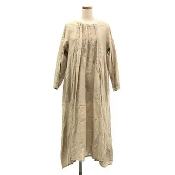 네스트로브 린넨 레이스 롱 원피스