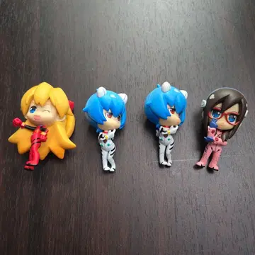 큥캐릭터 에반게리온 4체 세트 정크