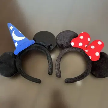 디즈니 미키 미니 머리띠 2세트