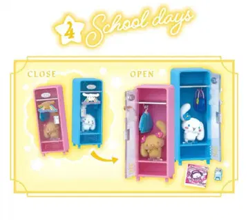 시나모롤 4. 스쿨 데이즈 시크릿 옷장 새상품 리멘트