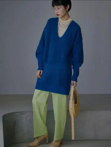 AMERI 2WAY FLUFFY MOHAIR KNIT