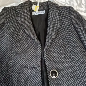 Genny 그레이 테일러드 자켓