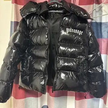 god savage 블랙 다운 자켓 M