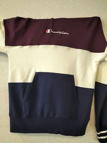 Champion 컬러 블록 후드티 M 사이즈