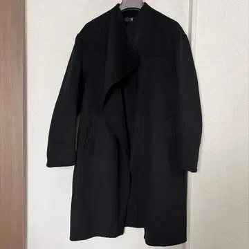 UNIQLO 블랙 캐시미어 롱 코트