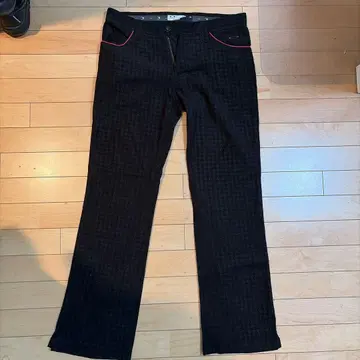 Oakley 체크 무늬 블랙 팬츠 33 사이즈