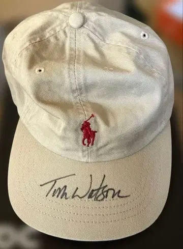 톰 왓슨 선수 친필 사인 캡